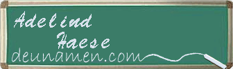 Adelind Haese Visitenkarte
